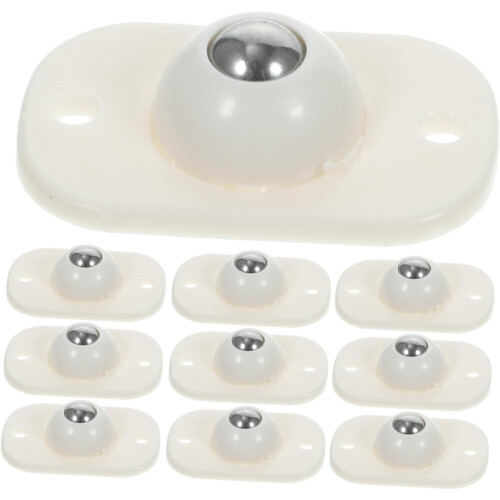 Rodas de roda auto-adesivas de aço inoxidável 1,77 x 1,10 x mini rodas giratórias de 0,55 polegadas