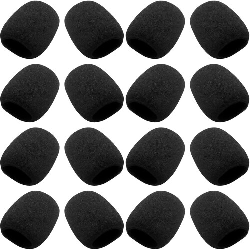18pcs Microphone Windscreen Pop Filter Covers Made of Sturdy Eva Material
