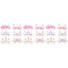 18pcs Sleeping Mask Eye Patch Cartoon Cute Masks for Teens Home Accessory Convenient Eye Cover for Sleeping