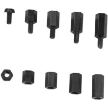 180 Stück robuste Nylon-Abstandshalter, Nylon-Gewinde-Abstandshalter für Motherboards, Kunststoff-Aufbewahrungsbox