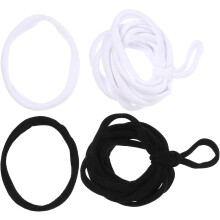 Confezione di ricarica da 192 elastici per telaio da tessitura, presine, in bianco e nero, per lavori creativi fai da te.