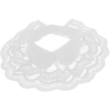 Abnehmbarer Spitzenkragen für Damen, floral bestickt, halber Hemdkragen, Cape-Kragen