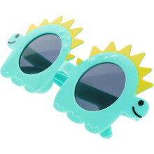 Partybrille mit niedlichem Cartoon-Design, lustige Dinosaurier-Sonnenbrille aus robustem Kunststoff