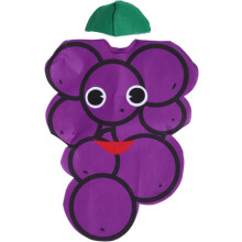 Halloween-Traubenkostüm mit Hut, lila Frucht-Outfit für Jungen und bequeme Funktionskleidung