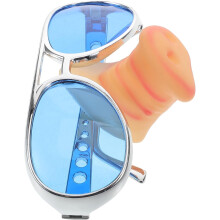 Kostümbrille in Schweinenase für Verkleidungssets, bequemes Gestell, Partybrille