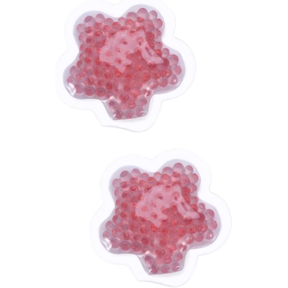 Hkhbjs 2Pcs Pack Beauty Pack Flower Shape Hot-Cold Bead For Recovery And Physiotherapy Reusable Pads