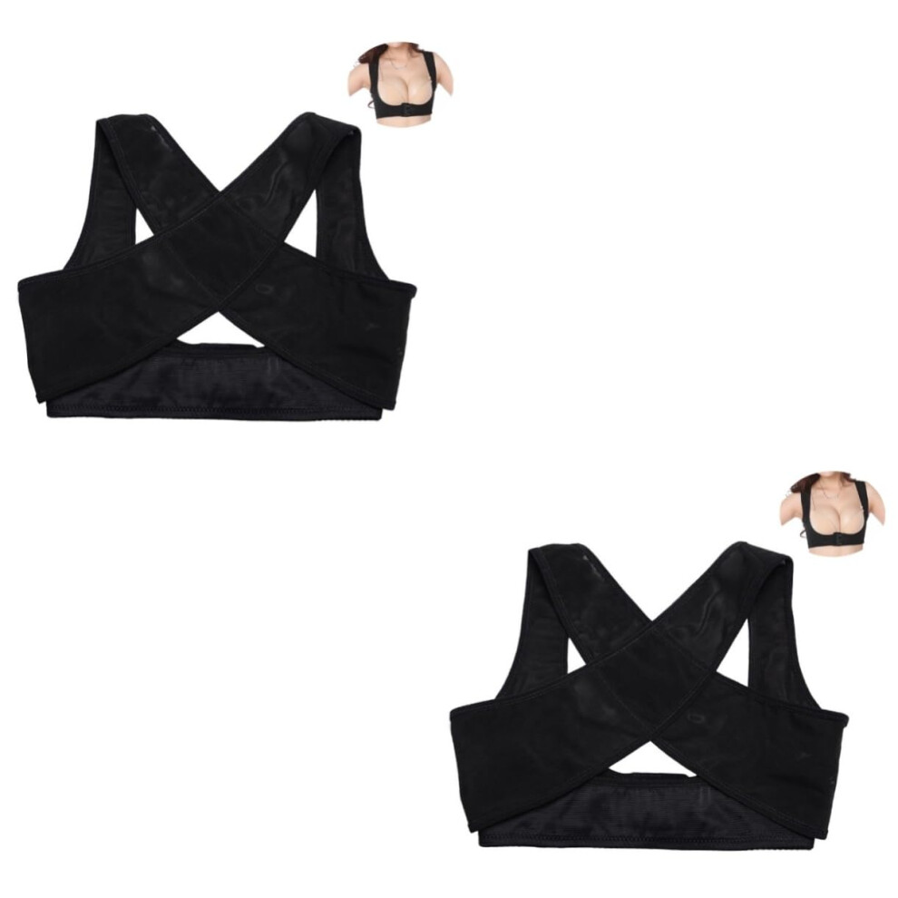 Hkhbjs 2Pcs Women Posture Corrector Hunchback Relief Brace Adjustable Back Support