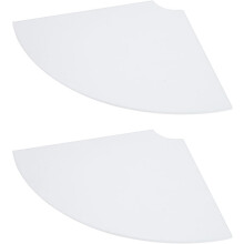 2er-Set Acryl-Wandregal, schwebendes Wandregal mit Blenden-Design, verhindert das Herausfallen von Gegenständen