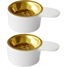 2er-Set Keramik-Aromabrenner, Tischräucherstäbchenhalter, filigranes, kreatives Design, weiße Legierung, Schreibtischdekoration