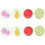 Cooling Eye Mask Set 8pcs Reusable Gel Eye Pads Adjustable Design 1