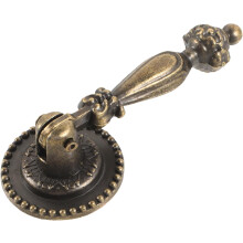 Schubladengriffe aus Zinklegierung in Antikbronze, 2 Stück, klassische Schrankgriffe