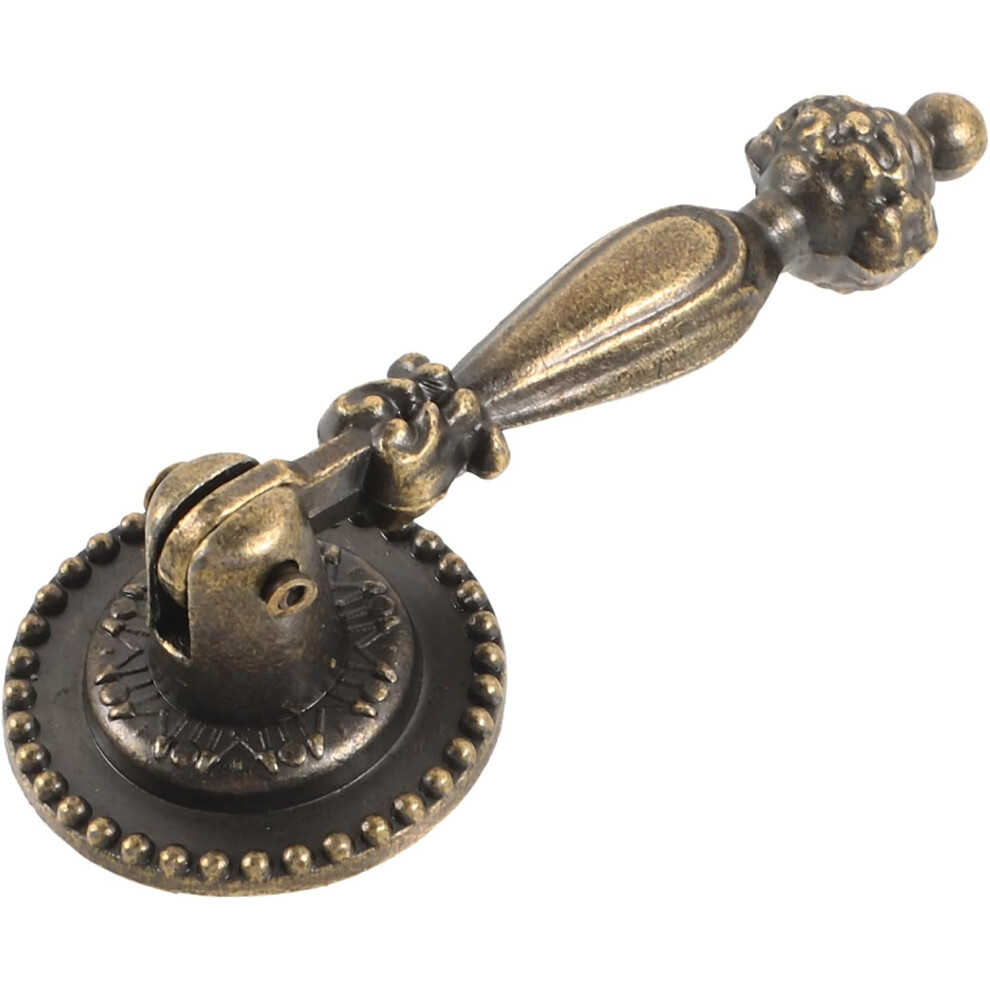 Zinc Alloy Antique Bronze Drawer Knobs 2Pcs Classic Cabinet Handles 5455468329920