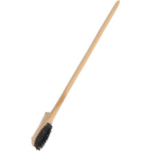 Pinceau à teinture pour cheveux, manche en bois et poils pour la taille des sourcils et l'entretien des cils en vue de l'application du maquillage