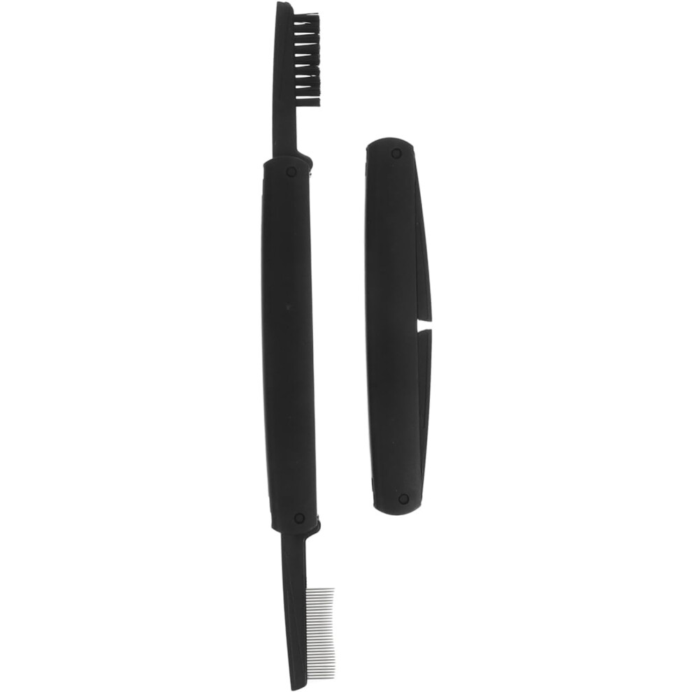 Hkhbjs 2Pcs Eyelash Brush Lash Curler Folding Eyelash Makeup Brush Eyebrow Grooming Tool