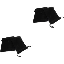2pcs Drawstring Jewellery Pouch Storage Bag Velvet Material