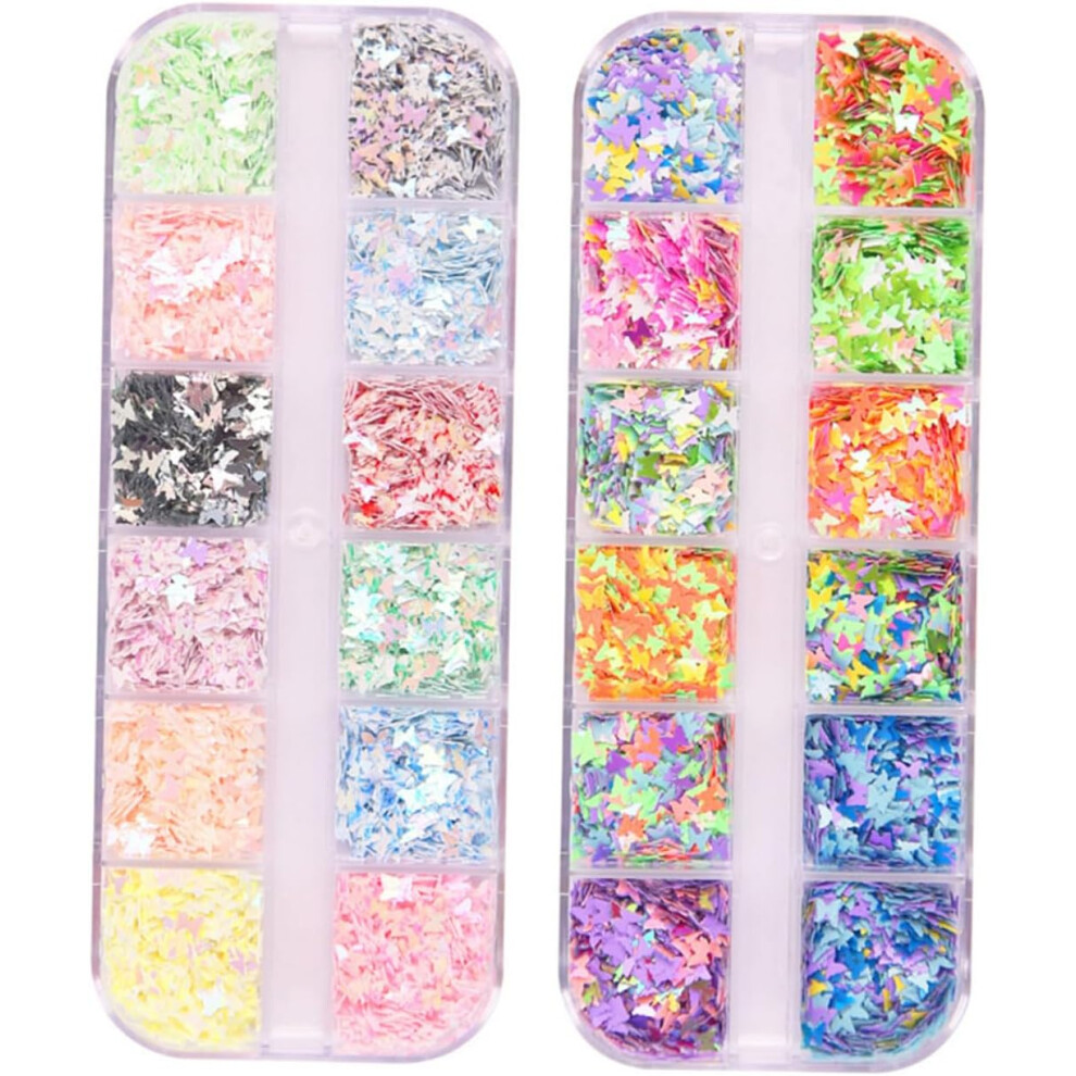 Hkhbjs Diy Manicure Glitter Nail Art Sequins Nail Decor Confetti For Art Projects