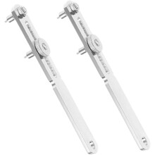 Kit de ferramentas de abertura de caixa de relógio de volta 2PCS para substituição de bateria Remover de volta durável