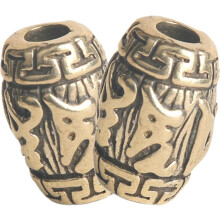 2pcs Antigo Latão Spacer contas para jóias fazendo pulseiras DIY Acessórios