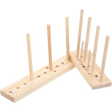 2-teiliges Set Schleifenwerkzeug aus Holz für Kränze