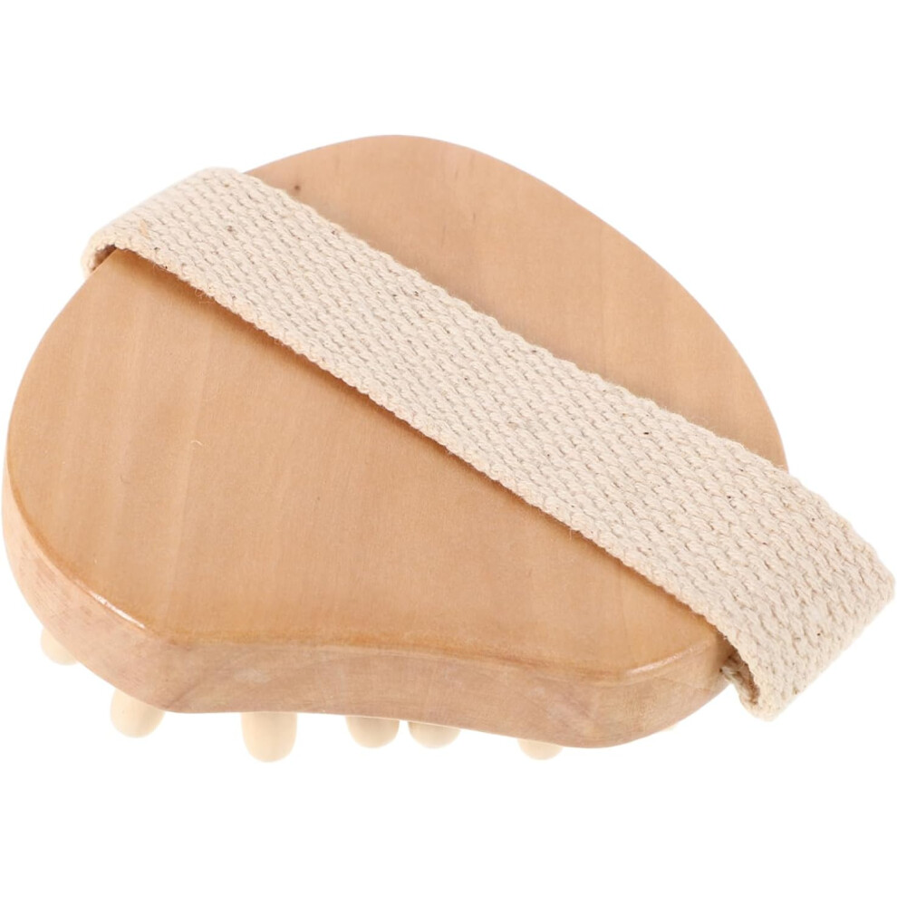 Hkhbjs Wooden Neck Massager And Head Massage Brush, Portable Manual Handheld Trigger Point Tool