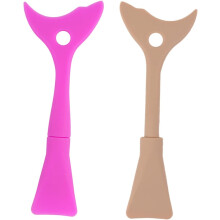 2 Stück Silikon-Wimpernschutz-Applikator-Werkzeug, Eyeliner-Hilfe, Make-up-Helfer