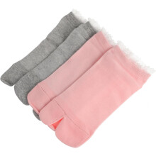 2 Paar leichte, bequeme Zehensocken, strapazierfähige Spitzenstrümpfe für Mädchen und Damen