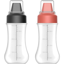 2 Stück wiederbefüllbare Saucenflaschen zum Quetschen, 350 ml, leicht zu dosierende Würzmittelflaschen
