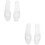 2 ζεύγη πάτων Eva Shoe Lifts για άνδρες και γυναίκες, δερμάτινα μαξιλάρια παπουτσιών 1