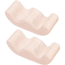 Uhrenkissen- und Armreifkissen-Set zur Schmuckpräsentation, 2-teilig, beige, hochelastische EVA-Schwammkissen
