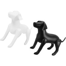 2pcs Inflatable Dog Mannequins PVC Self-Standing Pet Clothing Display Models