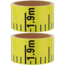 Water Level Measure Ruler Sticker Decal 2pcs Pvc Waterproof Self-adhesive