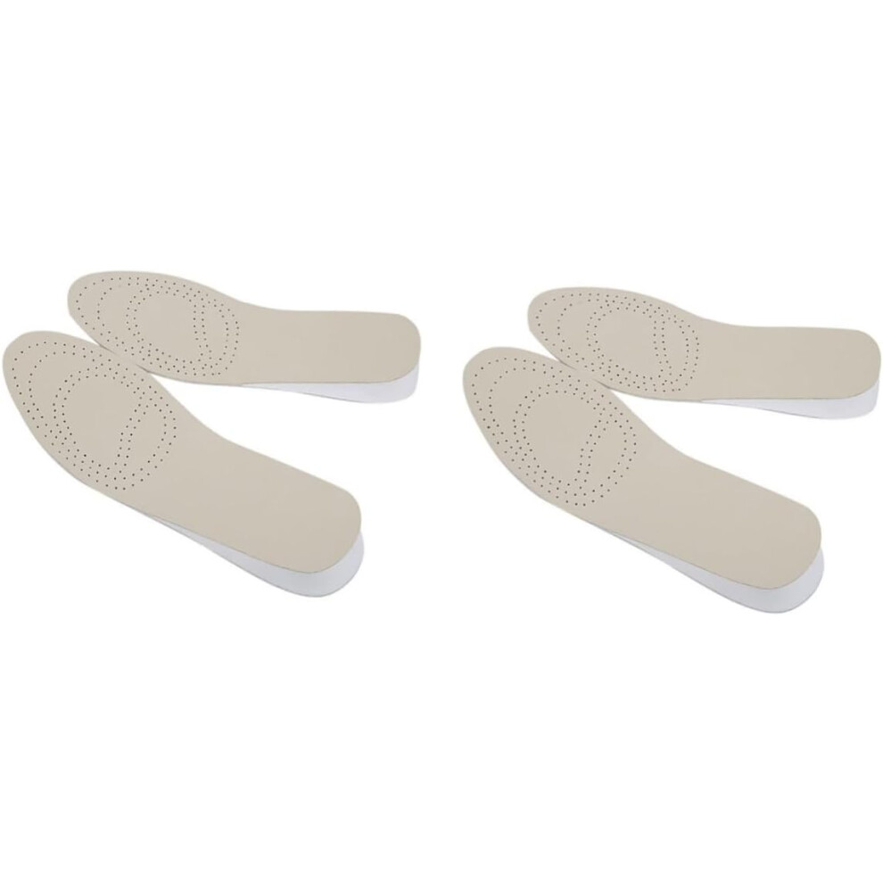 Hkhbjs 2Pairs Insoles Height Increasing Soles Men Shoe Lifts Taller Pads Comfortable Eva Shoe Pads
