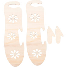 2 Stück hölzerne Handschuhmodelle als DIY-Handschuhblocker für Strick- und Häkelprojekte sowie als Strumpfblocker