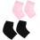 2 Pairs Breathable Gel Heel Moisturizing Socks Ankle Socks 1