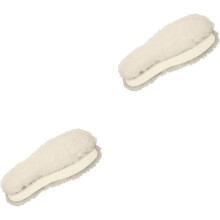 2pairs Soleiras de lã quentes para sapato de inverno conforto espessado inserções de almofada para o tempo frio
