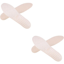 2pairs insola inflável do sapato Tpu absorvendo a almofada do pé respirável f