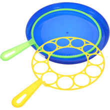 Conjunto de ferramentas de bolha grande bandeja de fabricante de bolhas e varinhas para menino menina brinquedo ao ar livre