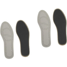 2pcs Men Women Leather Insoles Sweat Cushion Foot Care Accessories