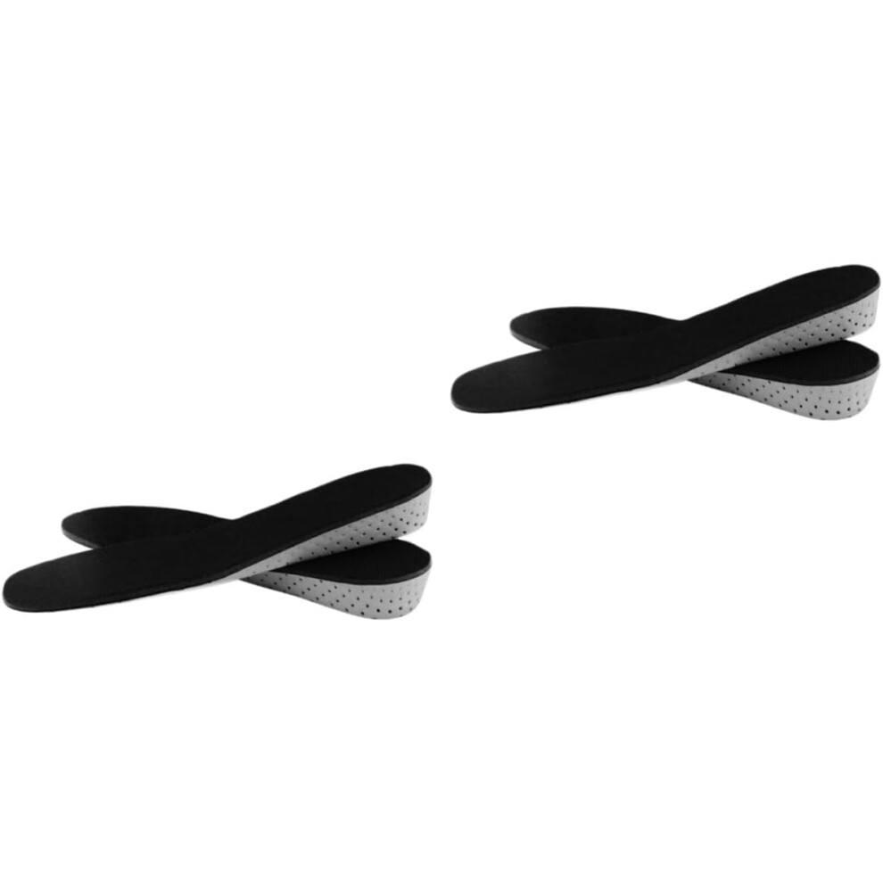 Hkhbjs 2Pcs Comfortable Cuttable Eva Insoles For Heightening Shoes Inserts Slow Rising