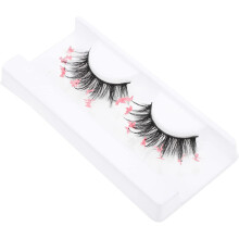 2 Paar flauschige künstliche Wimpernverlängerungen für Damen und Mädchen