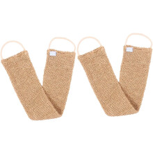 2er-Pack Rückenschrubber aus Ramie-Jute, Peeling-Handtuchgürtel, Dusch- und Badehandtuch zur Rückenreinigung