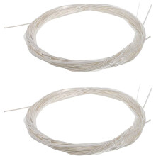 2 Sätze Nylon-Gitarrensaiten für klassische, akustische und elektrische Gitarren – Ersatz und Wartung – versilbert – zuverlässig
