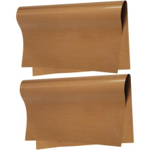 Tapis de cuisson antiadhésif lisse double face, lot de 2, 300 x 400 mm, en silicone, pour four