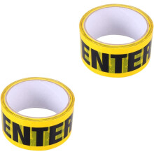 2 Rolls Hazard Enter Skid Stripe Not Sticker M Non Tread Walls Safe Barrier Bright Caution Inch Grit