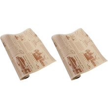 2 rouleaux de papier sulfurisé absorbant l'huile : empêche les taches et assure une cuisson uniforme.