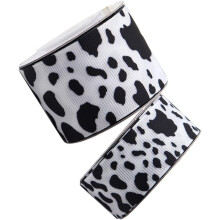 2rolls Impressões de vacas Fita de envolvimento Fita DIY Decorações de buquê de artesanato para embalagem e decoração de festa