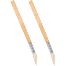 Lot de 2 brunissoirs en agate naturelle pour le polissage de bijoux ; outils de lissage en agate pour bijoutiers