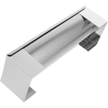 U-förmiger Kuchenrollenhalter aus Edelstahl, 10,6 x 5,5 x 2,5 Zoll