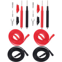 2 Sets Multimeter-Prüfnadelspitzen-Kombinationsprüfkabel für digitale Multimeter-Prüfleitungen