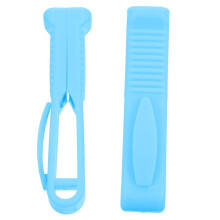 Set di 2 apribottiglie in plastica blu per fiale, taglia e rompi flaconi di vetro manuali